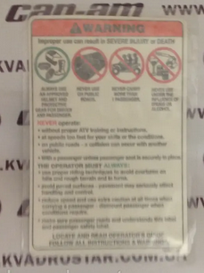 Емблеми та наклейки для квадроциклів BRP No1