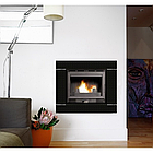 Чавунна топка для каміна UNIFLAM 700 EKO із шибером — 14 кВт, фото 4