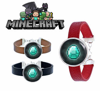 Браслет Minecraft "Алмаз" / Майнкрафт