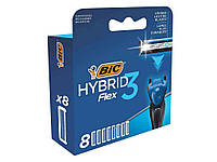 Змінні картриджі Flex 3 Hybrid 8шт ТМ BIC "Gr"