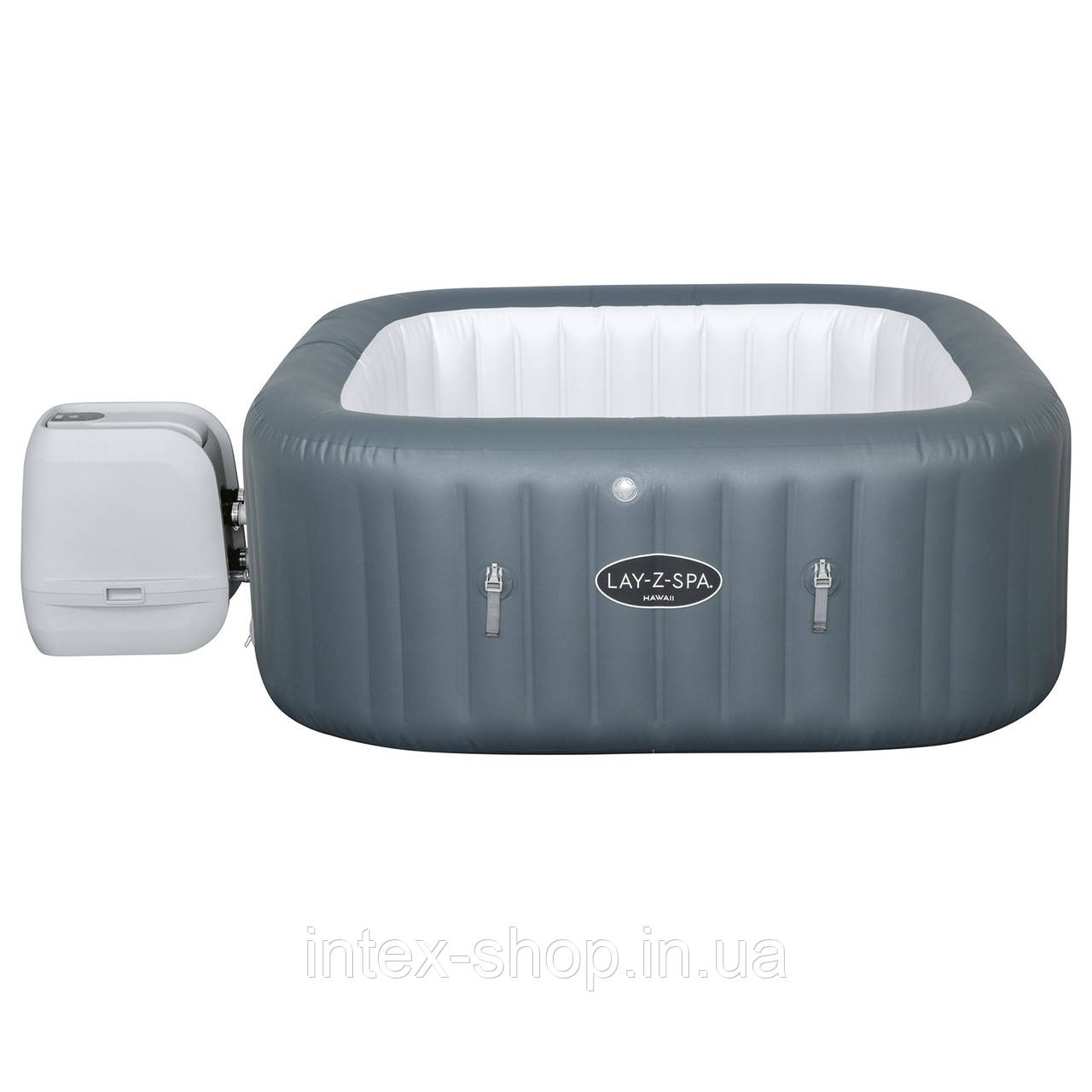 Надувний джакузі - СПА Bestway 60031(Hawaii) (180х180х71см) (6 місць: 1 325 л/год, аеро, гідро, дозатор, тент)