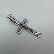 Срібний ланцюжок та хрестик Комплект срібло 925 проби, фото 6