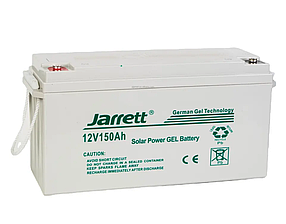 Акумулятор гелевий 150 Ah 12 V Jarrett GEL Battery (гелевий акумулятор 150 амперів)