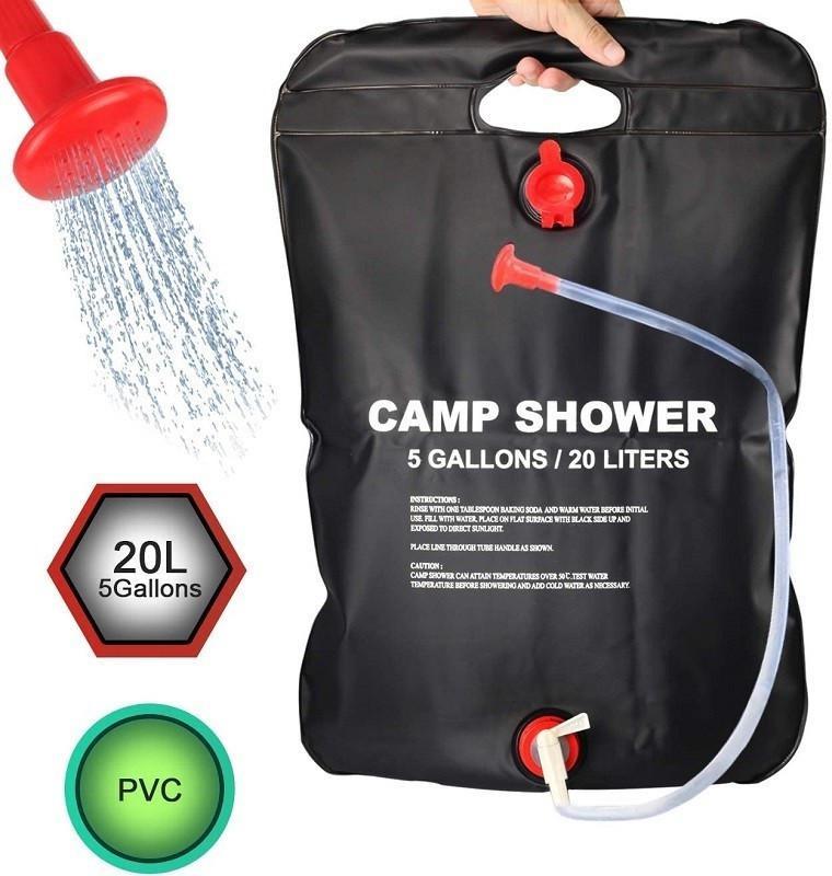 Душ туристичний похідний 20 л для кемпінгу переносний дачний Camp Shower