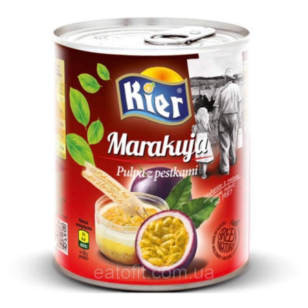 Пюре Маракуї з кісточкою, Kier, 825г