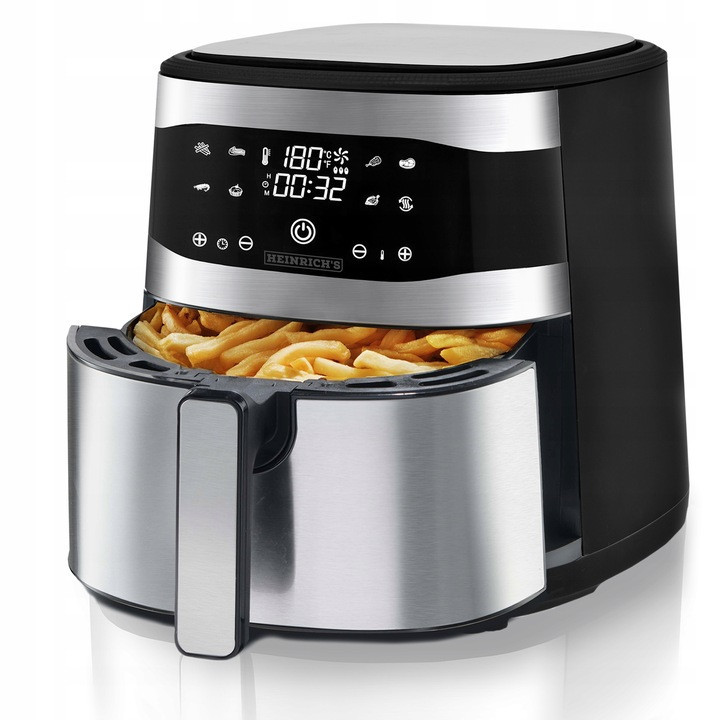 Фритюрниця безоливна 8 л 1800 Вт HEINRICH'S HFR 8205 Німеччина