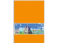 Картон кольоровий, набір 9арк., А5, в п/п пакеті КА5309Е ТМ ГРАФІКА "Gr"