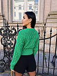 В'язаний светр жіночий з ажурного в'язання (р. 42-46) 4043260, фото 6