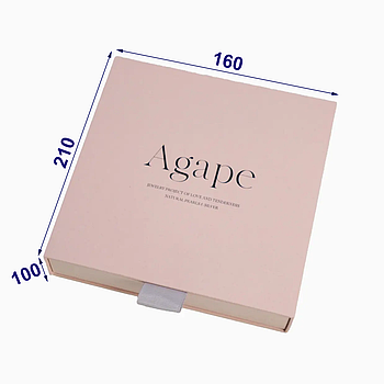 Подарункова коробка для ювелірних прикрас, 160х210х100 мм