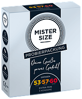 Презеравтиви MISTER SIZE Medium (53-57-60 мм), 3 шт