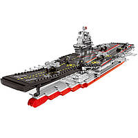 Конструктор Военный Корабль Авианосец Aircraft Carrier 1379 Деталей XingBao