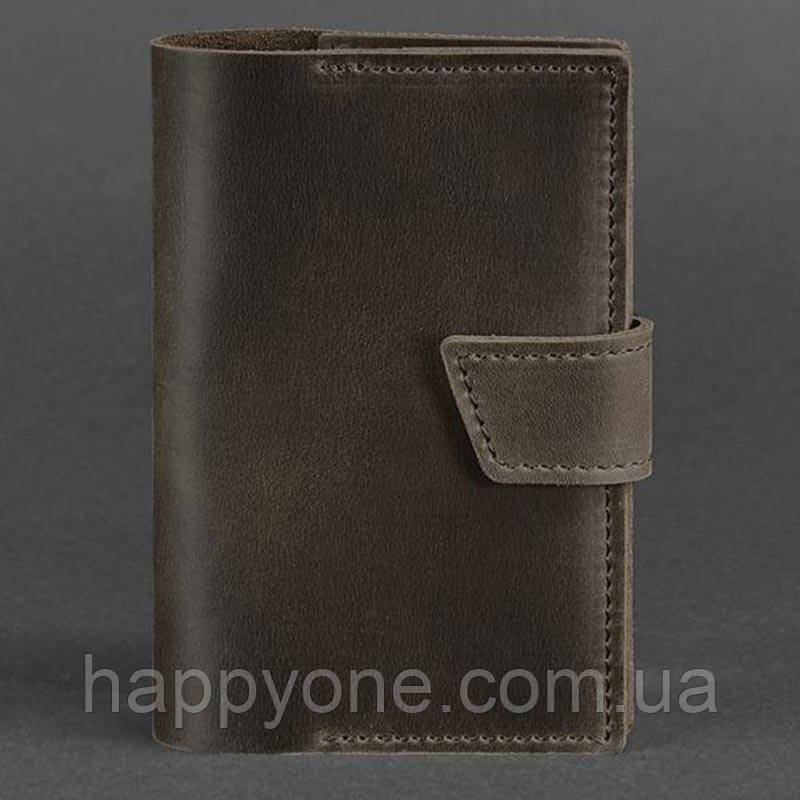 Обкладинка для паспорта зі шкіри 4.0 "Горіх", фото 1