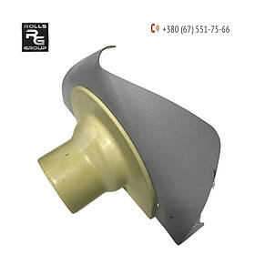 Парапетна лійка DN110 з фартухом з ПВХ мембрани, DRAIN EASY PVC 100