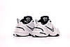 Чоловічі і жіночі кросівки Nike Air Monarch White Blue (Білі з синім) Взуття Найк Монарх повсякденні шкіра демісезон, фото 5