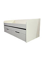 Ліжко двоярусне телескопічне з ящиками. Ліжко для дому, дитячого садка, дошкільних закладів ЛДСП