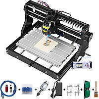 VEVOR 2500 мВт CNC 3018 DIY Гравировальный станок Pro 300x180x45 мм Гравировальный станок 3-осевой