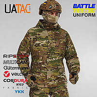 Тактическая куртка UATAC Gen 5.3 Мультикам военная камуфляжная, китель штурмовой ВСУ