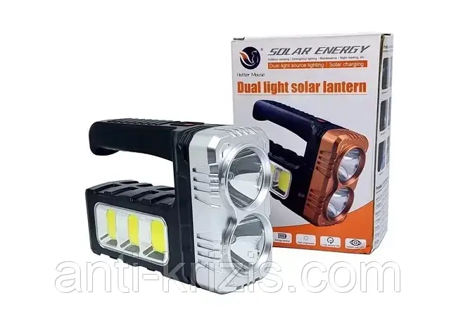 Ліхтарик TORCH BL-7702B-COB ⁇ Світлодіодний акумуляторний ліхтар ⁇ Ліхтар+ Powerbank, фото 1