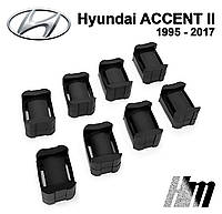 Ремкомплект ограничителя дверей Hyundai ACCENT (II) 1995 - 2017, фиксаторы, вкладыши, втулки