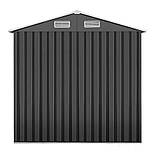 Сарай металевий 3,1 х 2,6 х 1,9 м, сірий Bass Polska BH 28572, фото 4