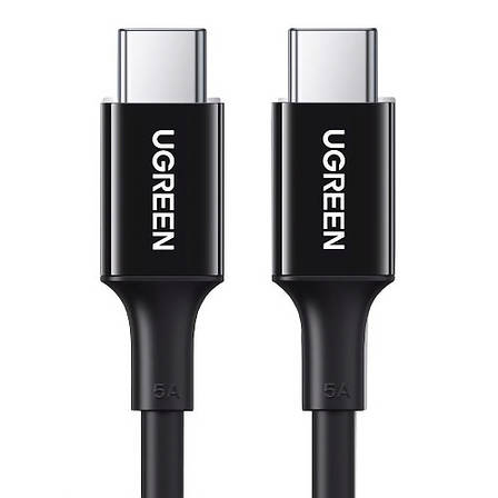 Кабель для зарядки телефона/ смартфона UGREEN US300 Type-C - Type-C 100 Вт 5 A 2 м Чорний (6689237), фото 1