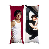 Подушка дакимакура Джеки Чан декоративная ростовая подушка для обнимания