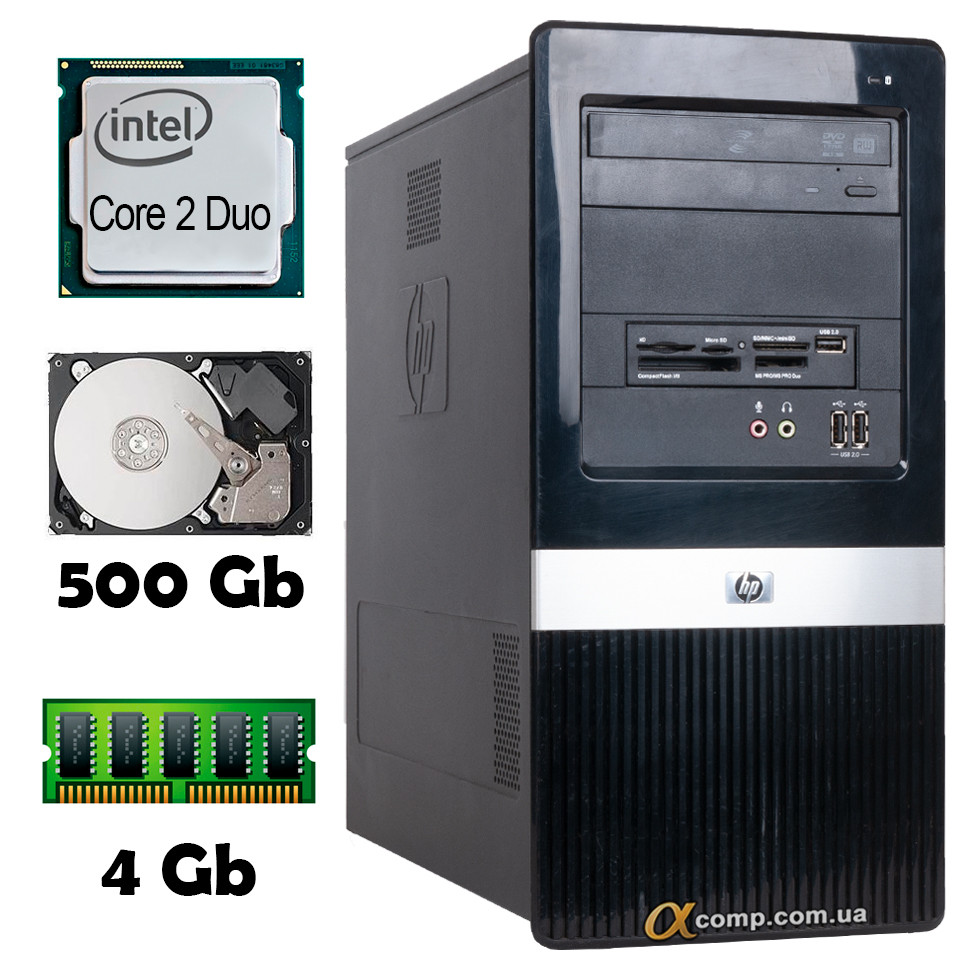HP Pro 3120 (Core2Duo E8200 • 4Gb • 500Gb) MT