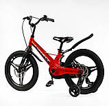 Велосипед двоколісний із колесами 18 дюймів CORSO Connect MG-18215 Магнієва рама, литі диски, фото 4