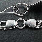 Чоловічий срібний комплект з розп'яттям: Бісмарк 5 мм, чорніння (23.5 г, 925), фото 10