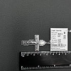 Чоловічий срібний комплект з розп'яттям: Бісмарк 5 мм, чорніння (23.5 г, 925), фото 9