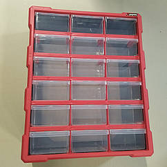 Органайзер 19" 475*380*160 мм, 18 комірок INTERTOOL BX-4019