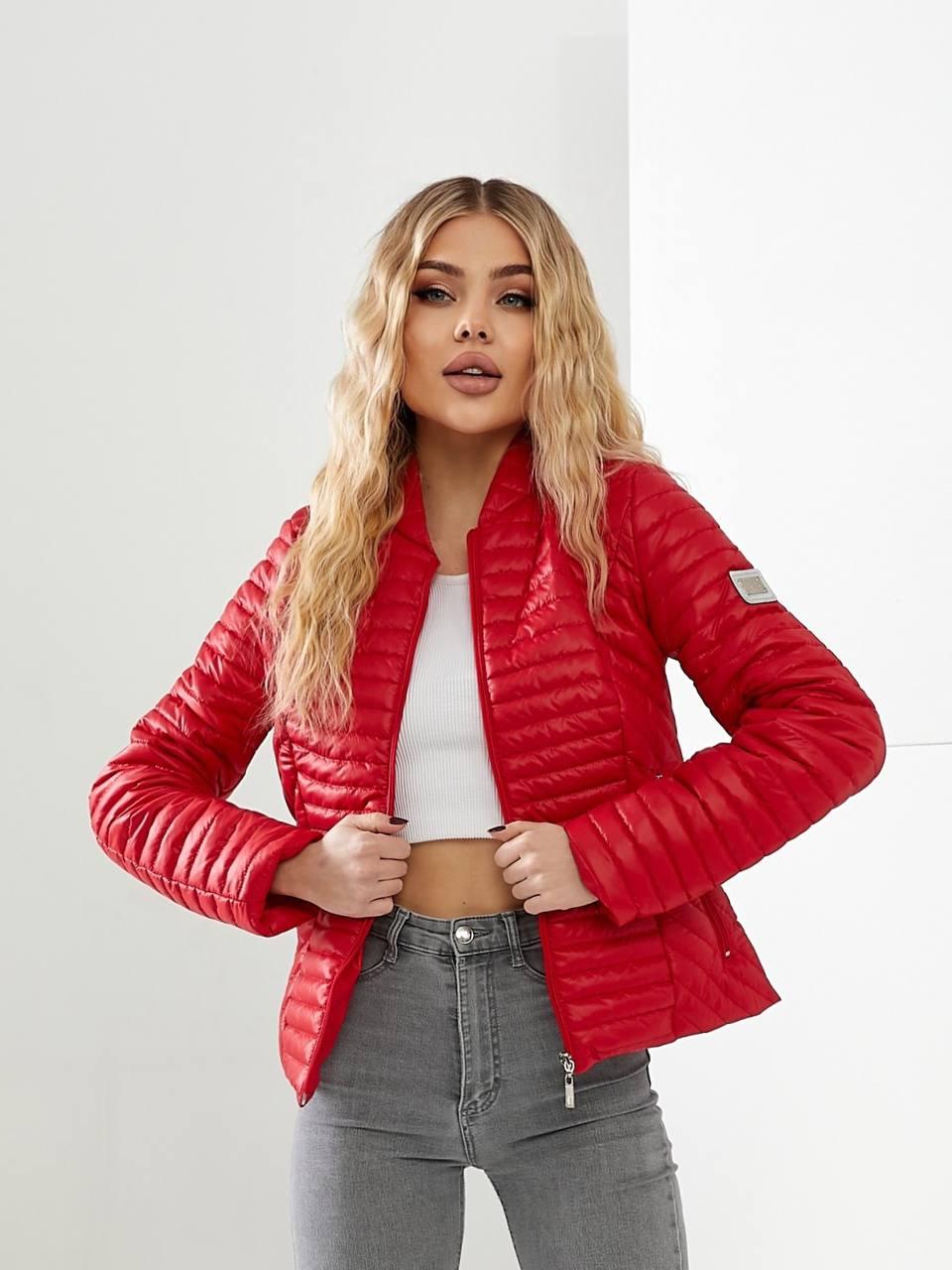 Куртка весна-осінь куртка червона, арт 470