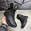 Чоловічі тактичні берці весна/літо чорні (з гербом), військові черевики ЗСУ армійські, розмір 40 41 42 43 44 45 46, фото 2