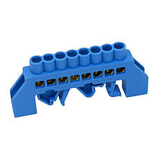 Шини нульові ізольовані на DIN-рейку (універсальні)