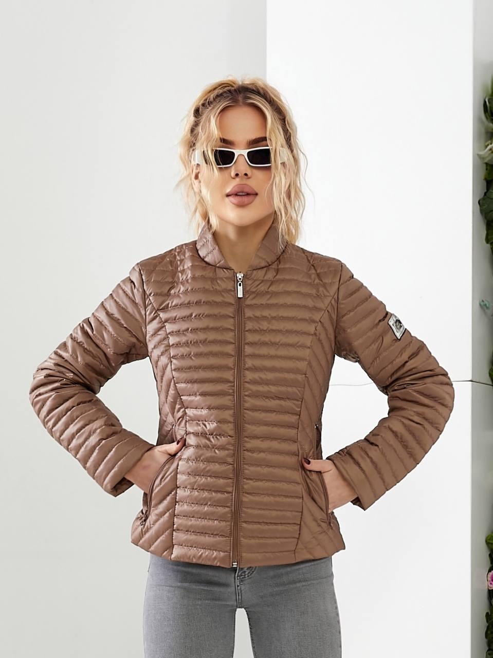 Куртка весна-осінь куртка кава, арт 470, фото 1