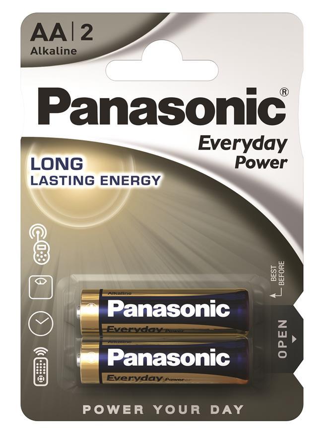 Батарейка Panasonic EVERYDAY POWER лужна AA блістер, 2 шт. (LR6REE/2BR)