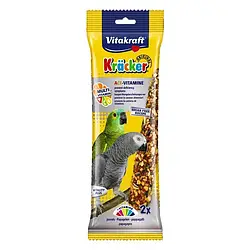 Ласощі для великих папуга Vitakraft «Kracker Original Multi-Vitamin» 180 г/2 шт. (мультивітамін)