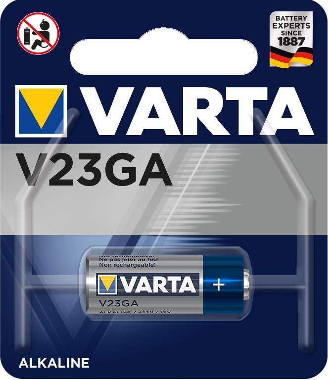 Батарейка VARTA лужна V 23 GA (8LR23, 8LR932, GP23A, E23A, LRV08, MN21) блистер, 1 шт. (04223101401)
