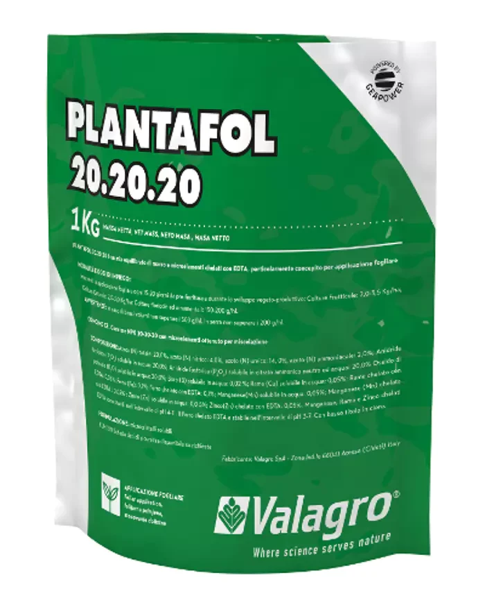 Водорозчинне добриво Плантафол Plantofol 20+20+20 1 кг Valagro, фото 1