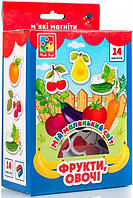 Гра Vladi Toys Мій маленький світ на магнітах Овочі фрукти (Укр) (VT3106-11)