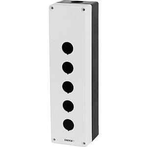 Корпус поста кнопочного ENERGIO 5 місць IP40 білий