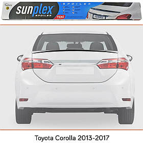 Спойлер Toyota (Тойота) Corolla (E160/E170) 2012-2018 Sunplex Черный