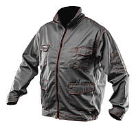 Куртка рабочая NEO, размер L (52), 245 г/м2, световозвращающие элементы, прочные карманы, серая (81-410-L)