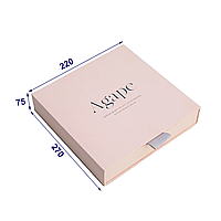 Дизайнерская коробка для ювелирных украшений, 220х270х75 мм