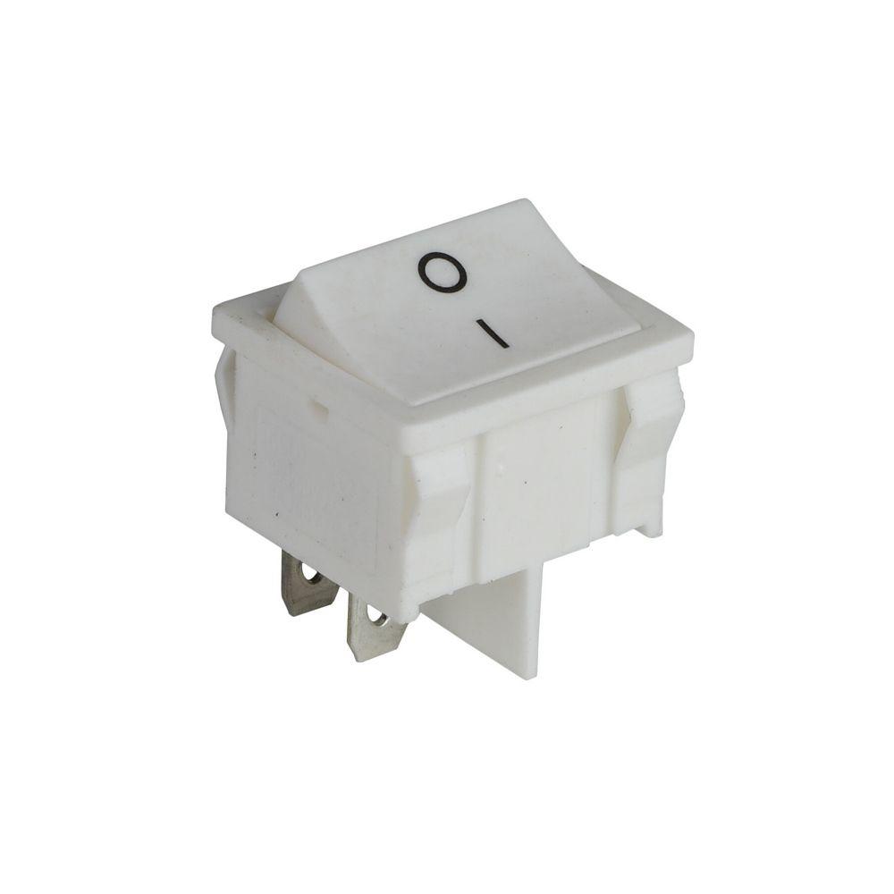 Клавішний перемикач ENERGIO KCD1-6-201 Wh/Wh ON-OFF 1 клавіша, фото 1