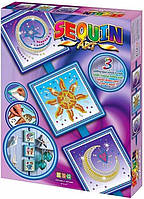 Набор для творчества Sequin Art SEASONS Космос, Солнце, Луна и звезды (SA1511)