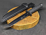 Тактичний ніж Columbia великий мисливський туристичний ніж, бойовий армійський ніж для виживання Чорний 2178A, фото 3