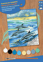 Набор для творчества Sequin Art PAINTING BY NUMBERS JUNIOR Дельфины (SA0031)