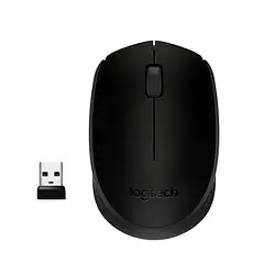 Мишка Logitech M170 Black Gray бездротова