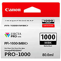 Чернильница Canon PFI-1000MBk (Matte black) (0545C001)